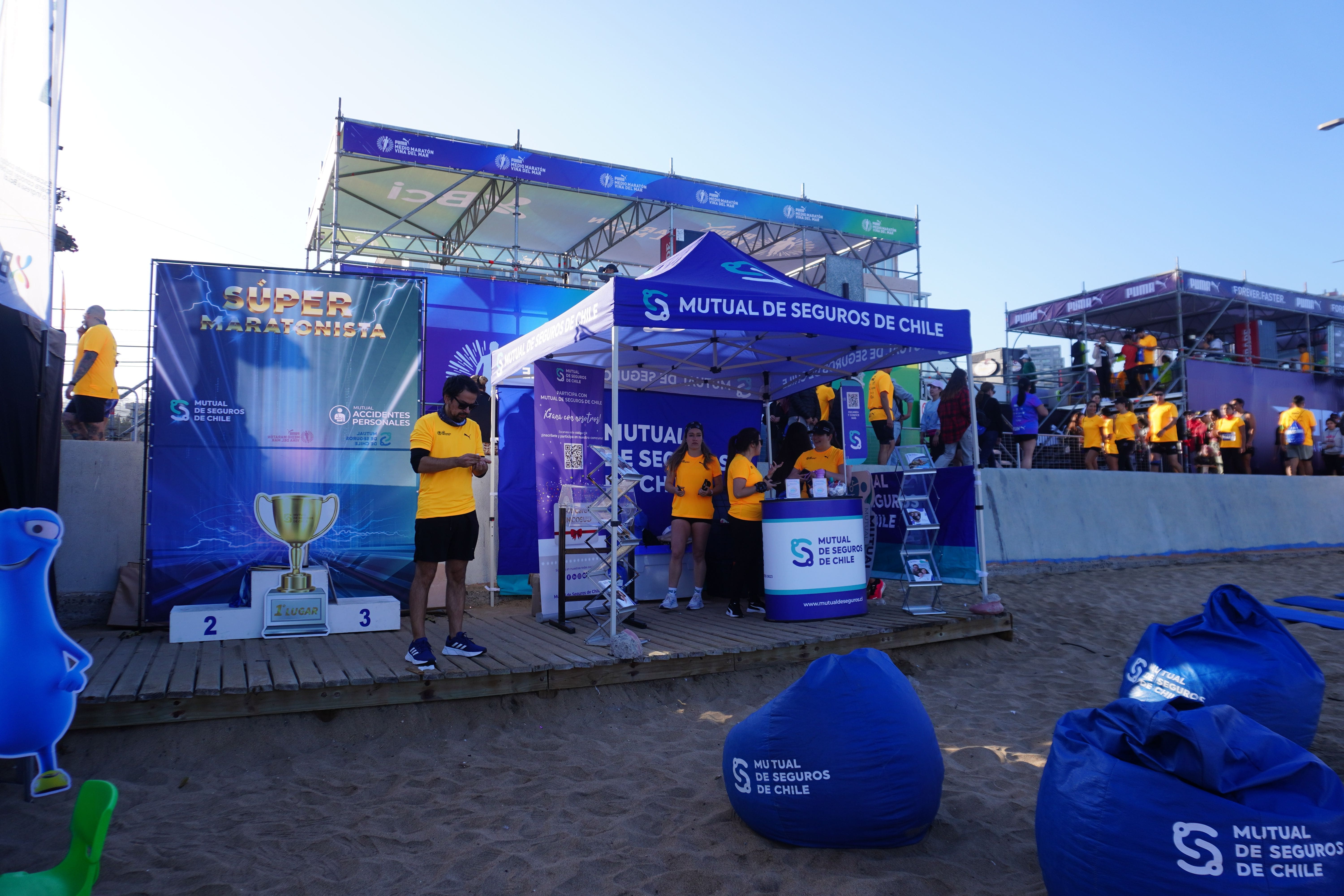 Mutual de Seguros participó en la Media Maratón Viña del Mar 2024