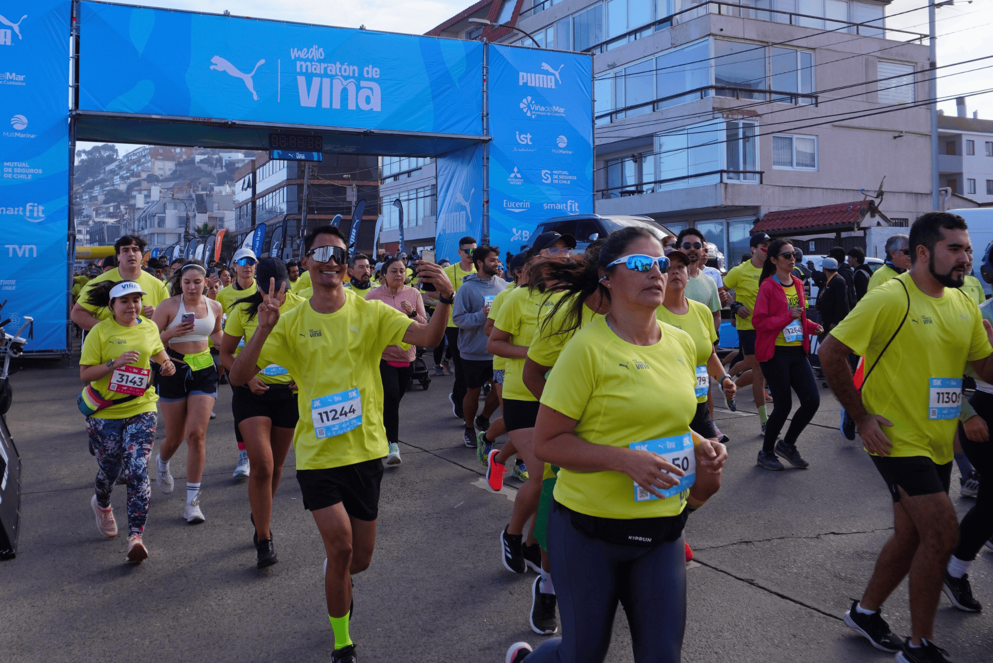 Mutual de Seguros de Chile protegió a más de 6.000 deportistas en el PUMA Medio Maratón de Viña 2025