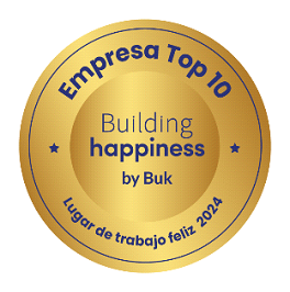 <p>Somos el <strong>sexto lugar más feliz</strong> para trabajar según Building Happines Buk 2024</p>