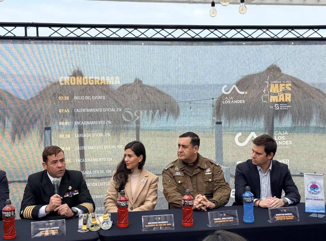Junto a autoridades regionales y navales, dimos el puntapié inicial a la Corrida del Mes del Mar 2026